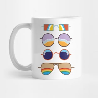 Fun Sunglasses Illustration Mug